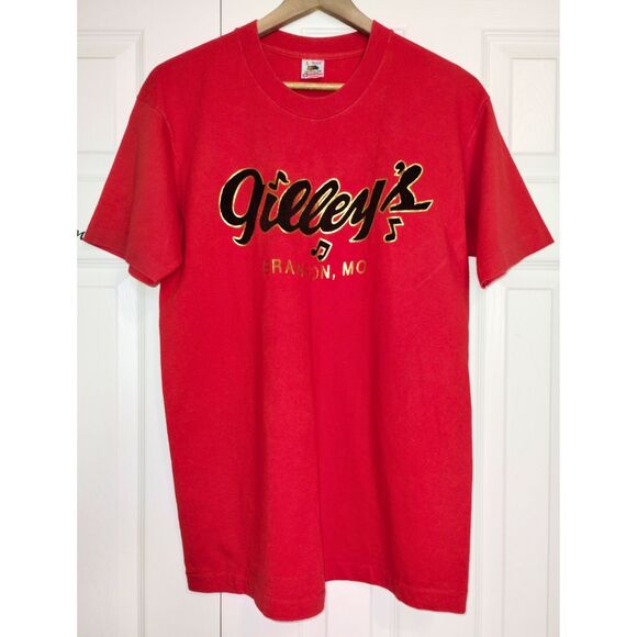 Men's Vintage Gilley's Branson, MO Made in US Fruit of the Loom T-Shirt (Sz Lg) - Picture 1 of 4